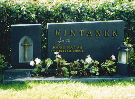 This tombstone model can not be modified. Please contact Kauhavan kiviveistämö or our salesrepresentant in the region and ask for a personal design. Tombstone KK102