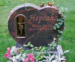 This tombstone model can not be modified. Please contact Kauhavan kiviveistämö or our salesrepresentant in the region and ask for a personal design. Tombstone KK28