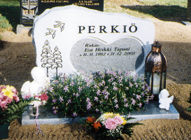 This tombstone model can not be modified. Please contact Kauhavan kiviveistämö or our salesrepresentant in the region and ask for a personal design. Tombstone KK100