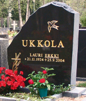This tombstone model can not be modified. Please contact Kauhavan kiviveistämö or our salesrepresentant in the region and ask for a personal design. Tombstone KK31