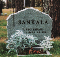 This tombstone model can not be modified. Please contact Kauhavan kiviveistämö or our salesrepresentant in the region and ask for a personal design. Tombstone KK86